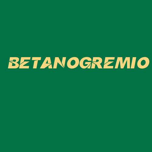 Logo da BETANOGREMIO